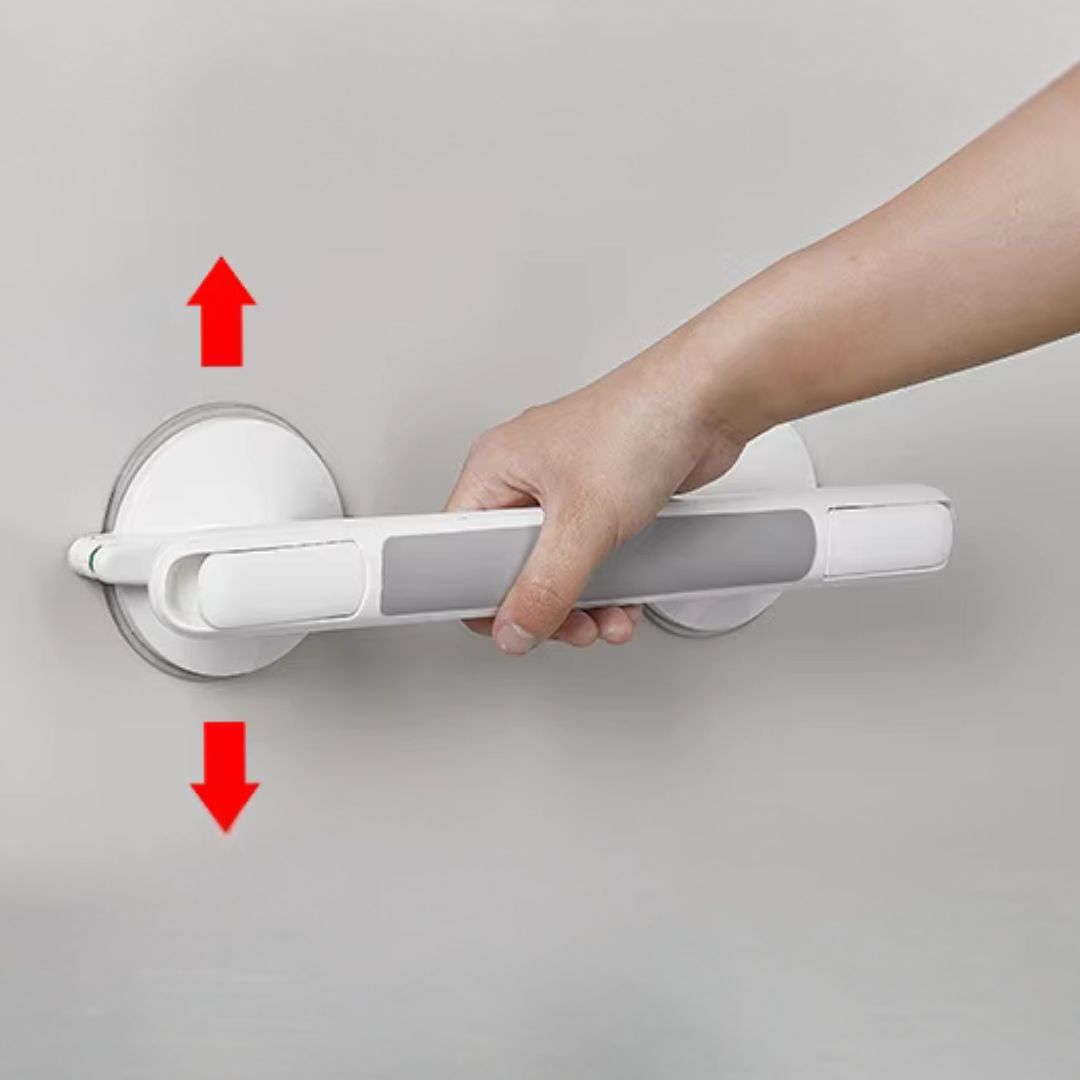 GRIPSAFE – Barrette de Prise sans Outils pour un Support Plus Sûr dans la Salle de Bain