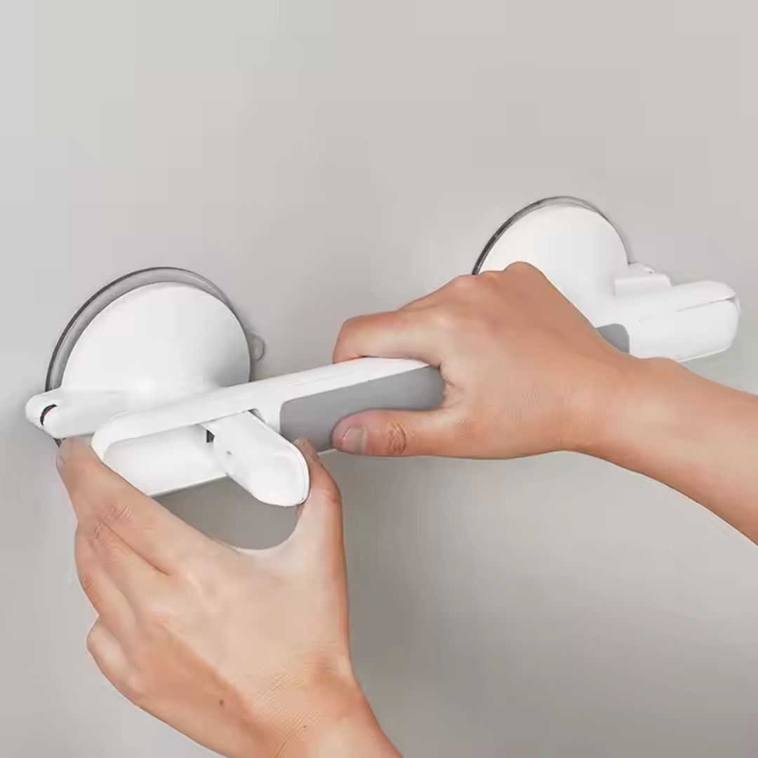GRIPSAFE – Barre d'appui sans outil pour un soutien plus sûr dans la salle de bain