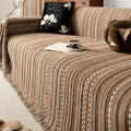 Couverture de canapé boho en peluche style Sahara