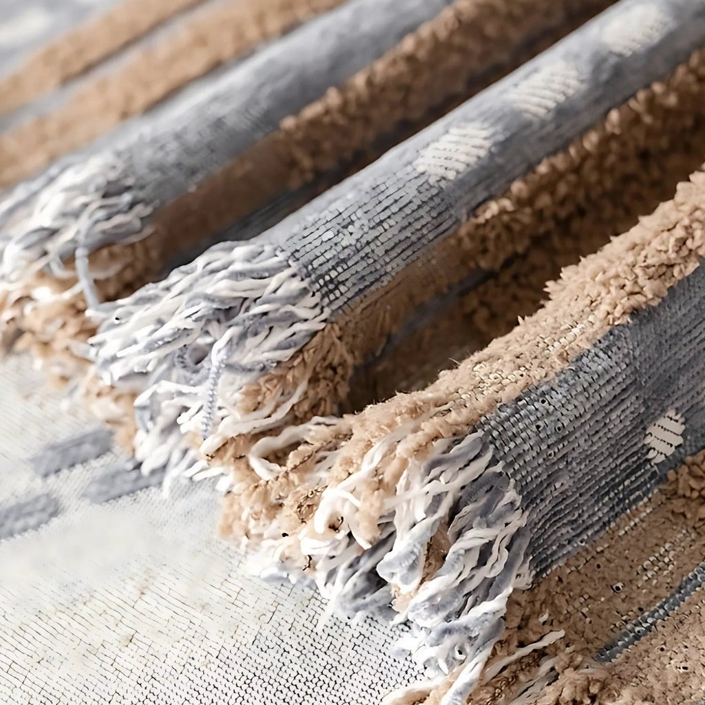 Couverture de canapé boho en peluche style Sahara