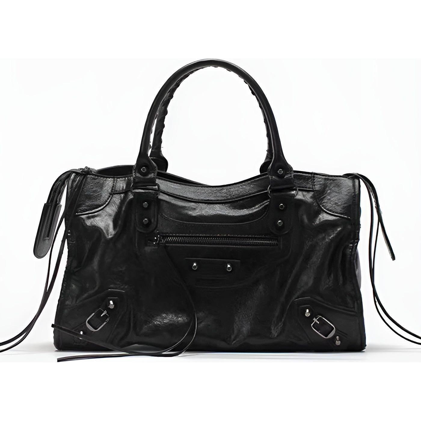 Skanto | Salome Veske | Sac à Main Spacieux en Cuir PU | Noir