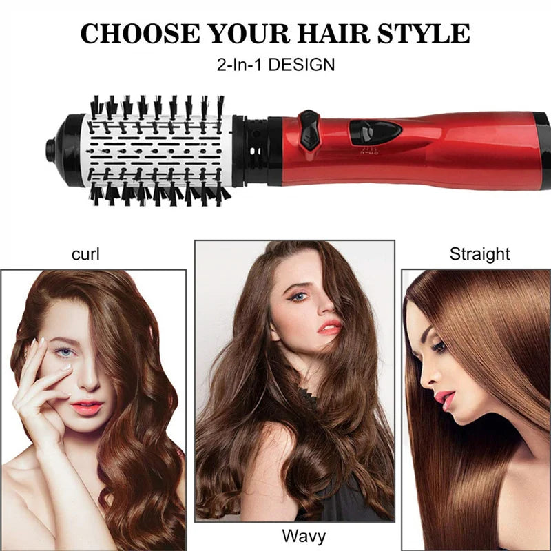 HairGlam™ - Brosse rotative 3 en 1, Styler et Sèche-cheveux (Achetez maintenant !)