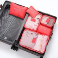 Set d'organisateurs de valise ReiseLina | 6 pièces | Imperméable & Gain de place | En tissu Oxford