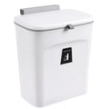 Skanto | Poubelle de cuisine et de salle de bain murale avec couvercle - Disponible en tailles 7L et 9L, idéale pour le stockage et la gestion des déchets