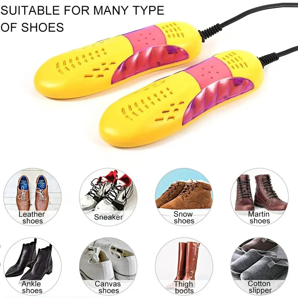 Skanto | Sèche-chaussures Électrique et Désodorisateur avec Chaleur, Éliminateur d'Odeur UV, Déshumidificateur, Chauffe-pieds Appareil Ménager