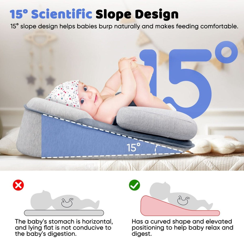 NESTLENAP Coussin pour Bébé – Coussin Ergonomique pour un Sommeil Sûr des Bébés