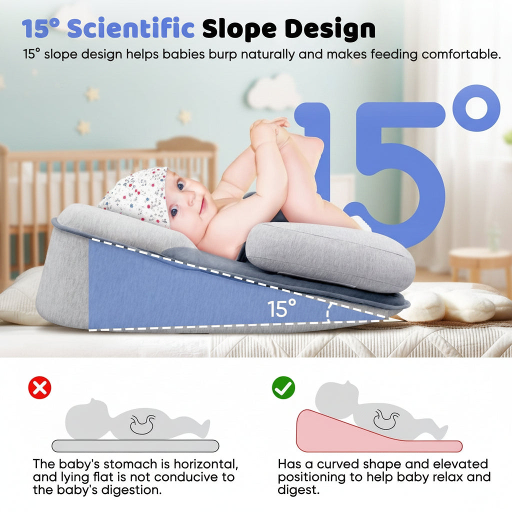 NURSENEST – Coussin pour Bébé – Positionnement Doux pour un Confort Quotidien
