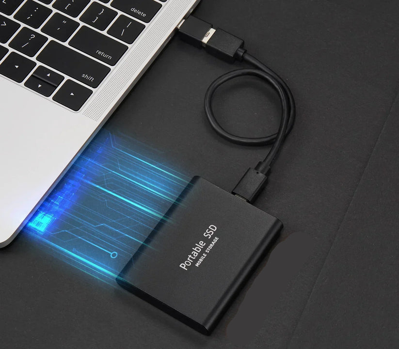 Speedora Ultra SSD Externe | USB 3.1 Type-C | Jusqu'à 1000 Mo/s | 500 Go / 1 To / 2 To | Compact & Résistant aux Chocs