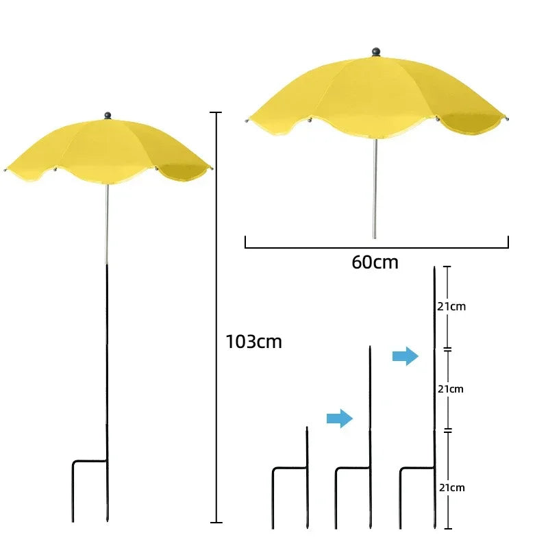 FloraShade™ | Ombre de Plante – 75% de Protection UV & Protection Solaire Réglable