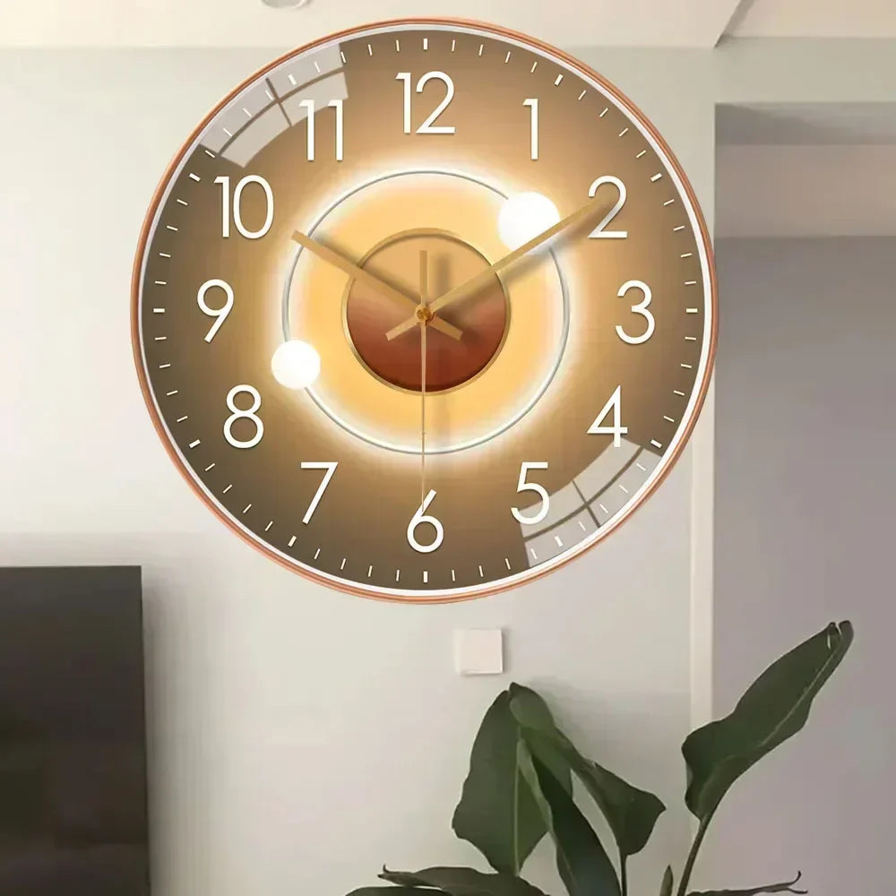Horloge murale élégante, silencieuse et idéale pour chaque pièce