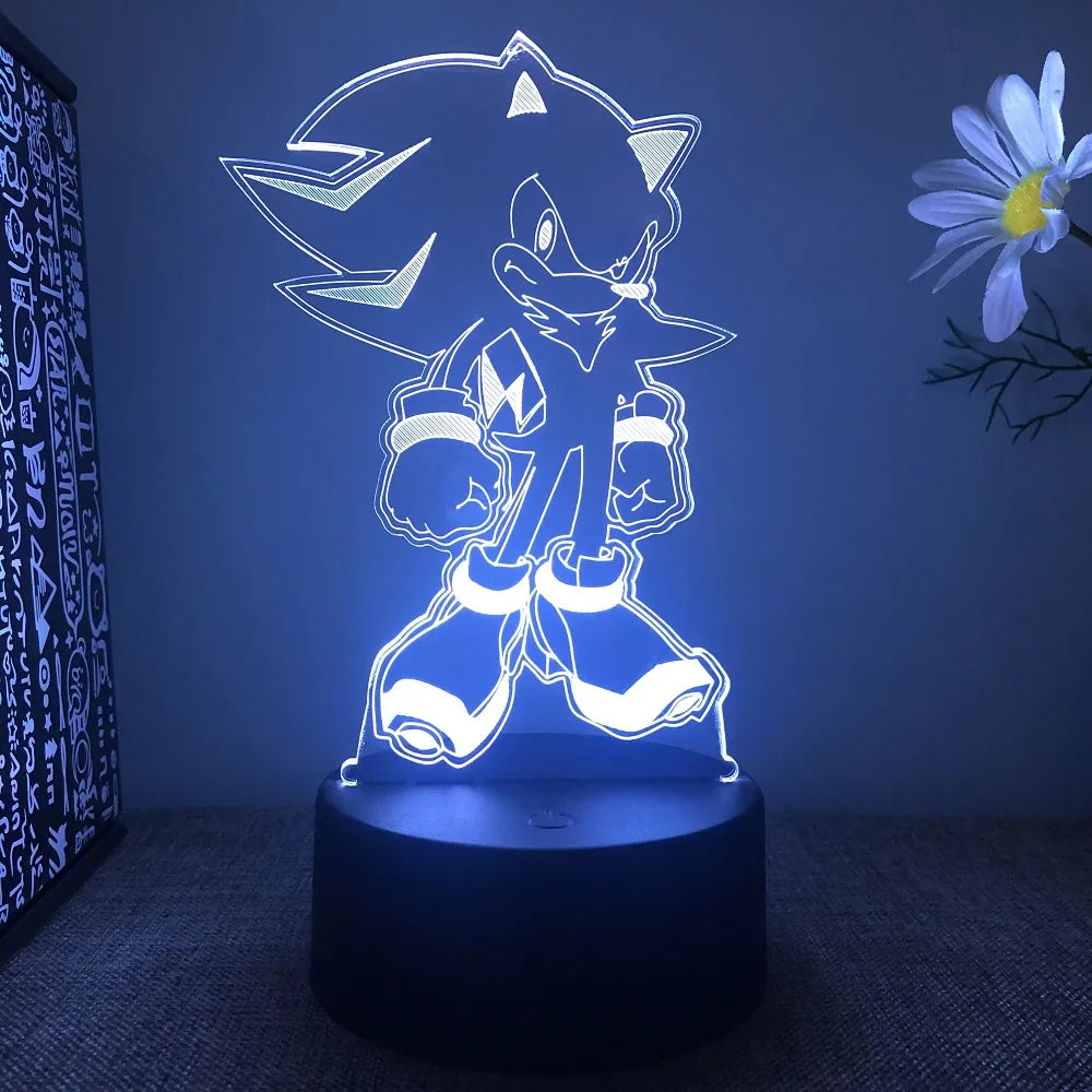 Lampe LED Sonic - Éclairage Ludique pour Gamers