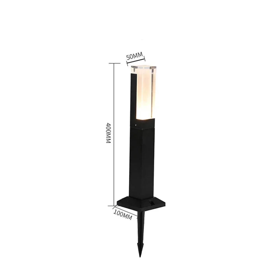 Lampe de jardin LED avec détecteur de mouvement