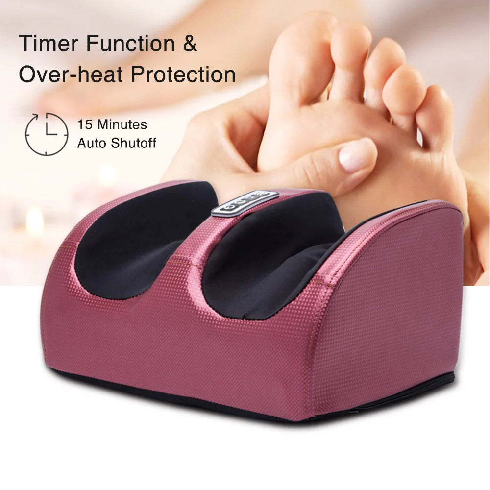 Appareil de massage électrique pour les pieds avec chauffage et thérapie shiatsu - RelaxFoot