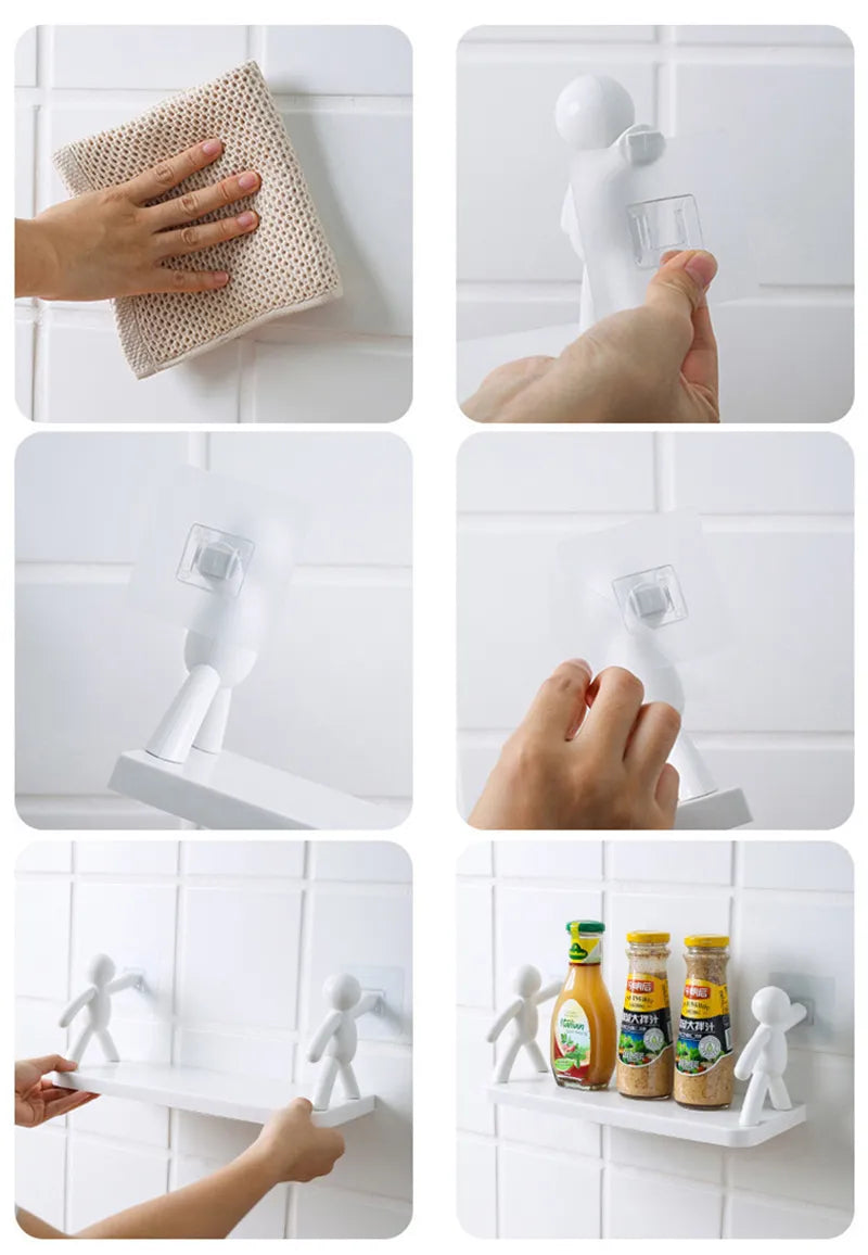 2+1 Gratuit | SchnellAblage™ Système de rangement mural sans perçage
