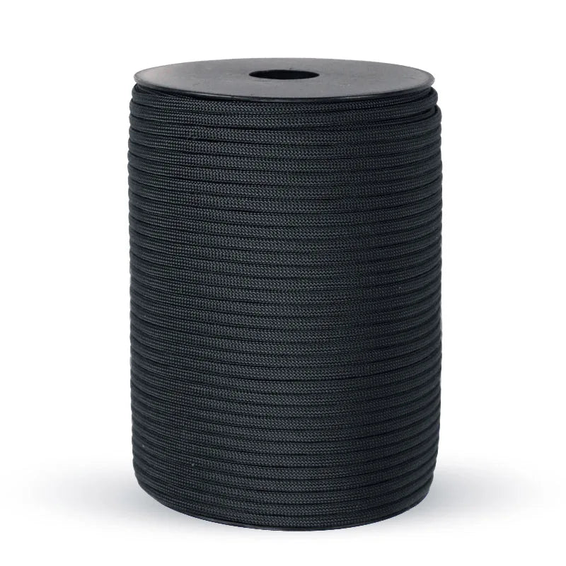 Skanto | Paracorde 550 Standard Militaire : 100m 4mm Équipement de survie extérieur pour parachute, tente, lanière, ceinture - corde à 9 brins pour le camping et les situations d'urgence