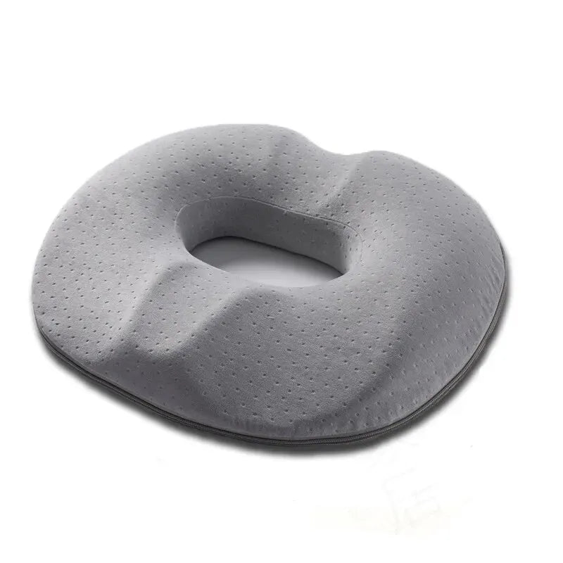 OrthoRelax | Coussin de siège en mousse à mémoire | Soulagement pour le coccyx et la colonne vertébrale | Ergonomique et Confortable