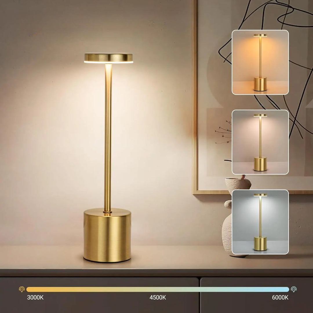 Lampe de table LED rechargeable à toucher