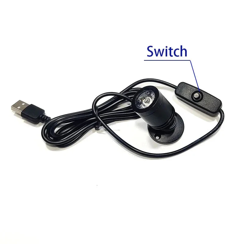 Mini LED Spot LuxoDot | 1W/3W | Spot USB pour vitrines et déco | Blanc chaud & blanc froid | Boîtier en aluminium