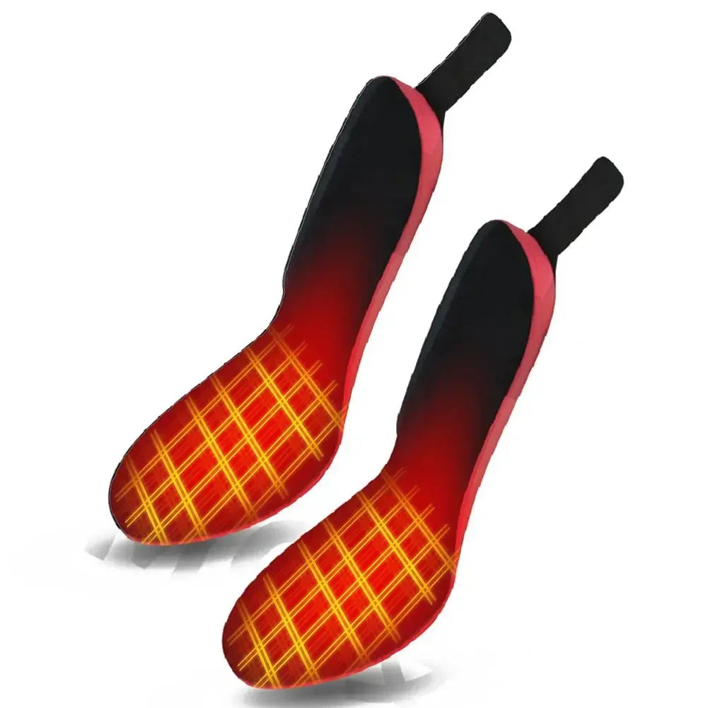 Semelles chauffantes WarmStep Pro | Rechargeables avec télécommande | 3 niveaux de chaleur | Découpables | Chauffe-pieds électriques pour l'hiver et les activités en extérieur