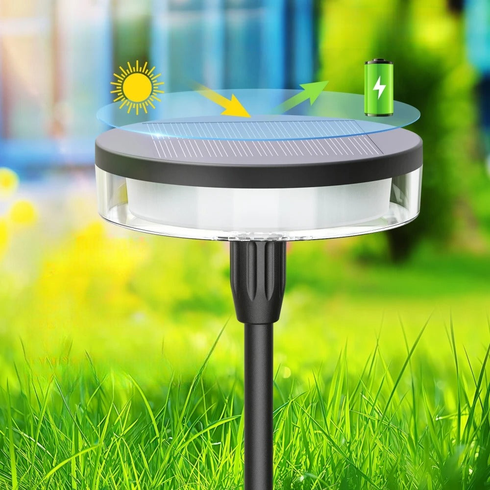 Lampe de jardin oscillante à énergie solaire