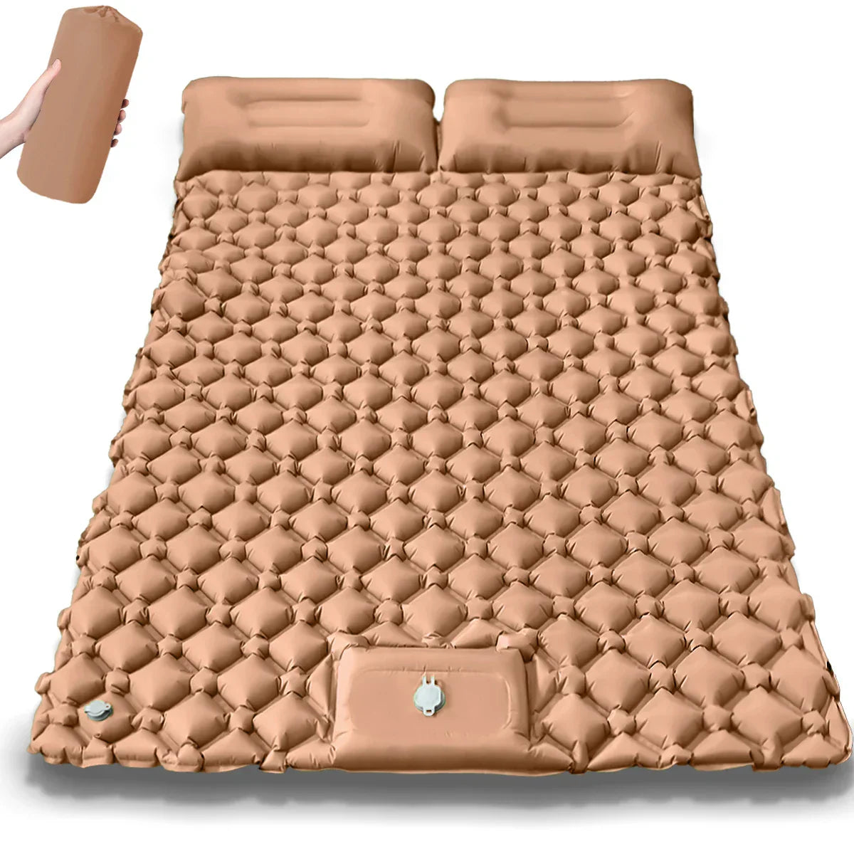 Matelas gonflable double extra-large pour le camping – Kieran