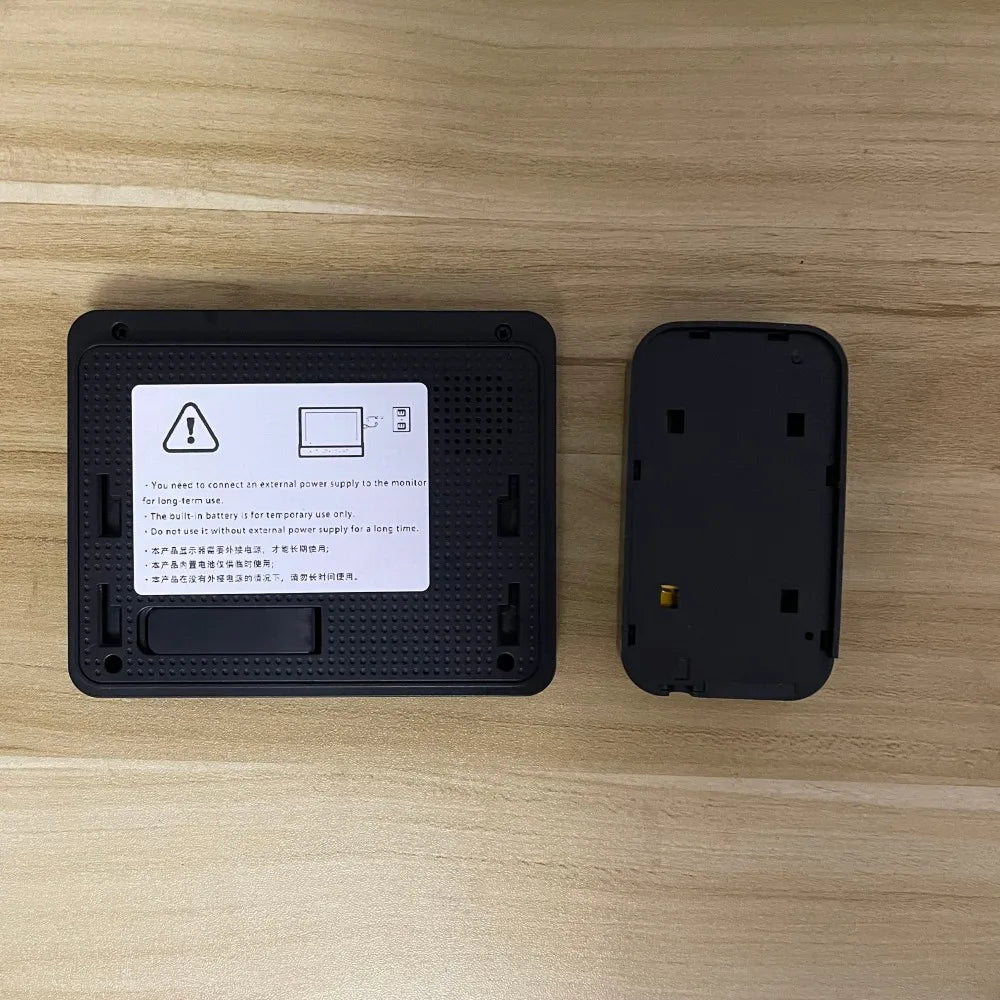 Interphone vidéo sans fil avec écran IPS 4,3" et vision nocturne