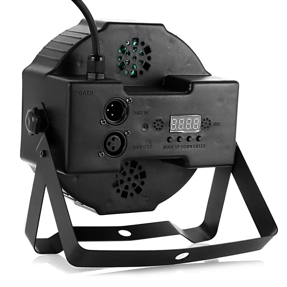 Skanto | 36W RGB LED Scenelys - Lumière de Discothèque Professionnelle DMX512 Contrôle Vocal pour KTV Bar Fête DJ, projection d'effets décoratifs