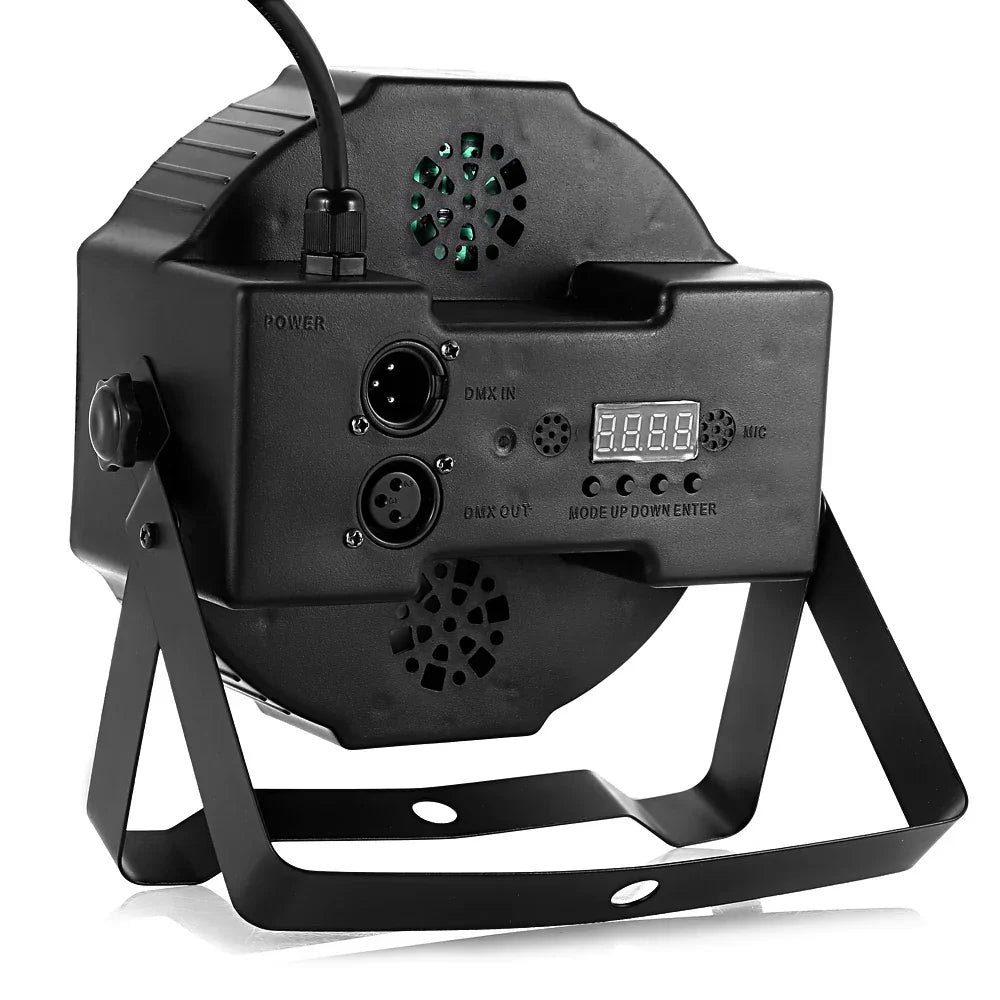 36W RGB LED Projecteur de scène – Lumière disco professionnelle DMX512 contrôlée par le son pour KTV, bar, fête DJ, projection d'effets décoratifs