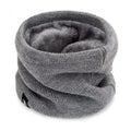 ThermoKnit Pro | Écharpe en tricot chaude avec doublure en polaire | Coupe-vent & Respirante | Protection de cou multifonction réglable pour hommes & femmes