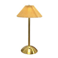 Lampe de table sans fil avec LED et abat-jour en tissu – design scandinave