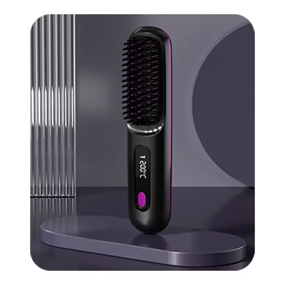 Skanto | Brosse de Coiffage Portable | Cheveux Lisses et Sains à Tout Moment, Partout