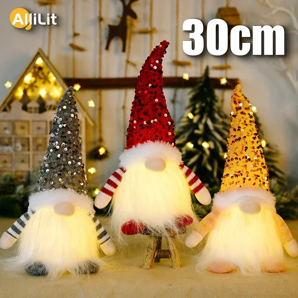 Décoration de Noël | Lampe de nuit LED | Ornement de fête lumineux