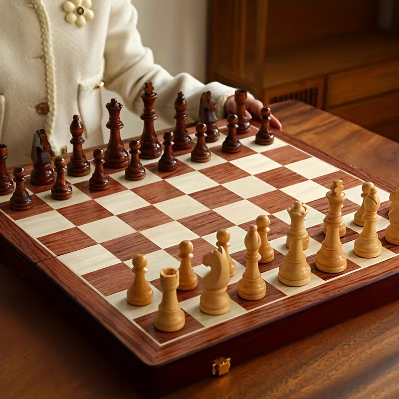 Échiquier | Jeu d'échecs en bois | Bois massif | RoyalBrett