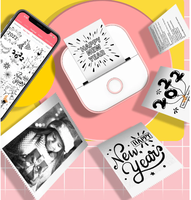 50% DE RÉDUCTION | MiniPrint™ – L'imprimante thermique portable pour une impression sans limites
