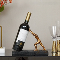 Support de bouteilles de vin - VinoLux - Design Premium - Élément de décoration luxueux