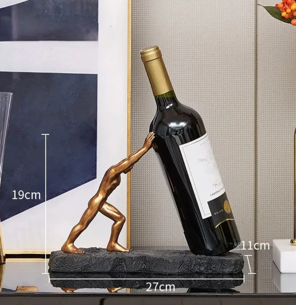 Support de bouteilles de vin - VinoLux - Design Premium - Élément de décoration luxueux