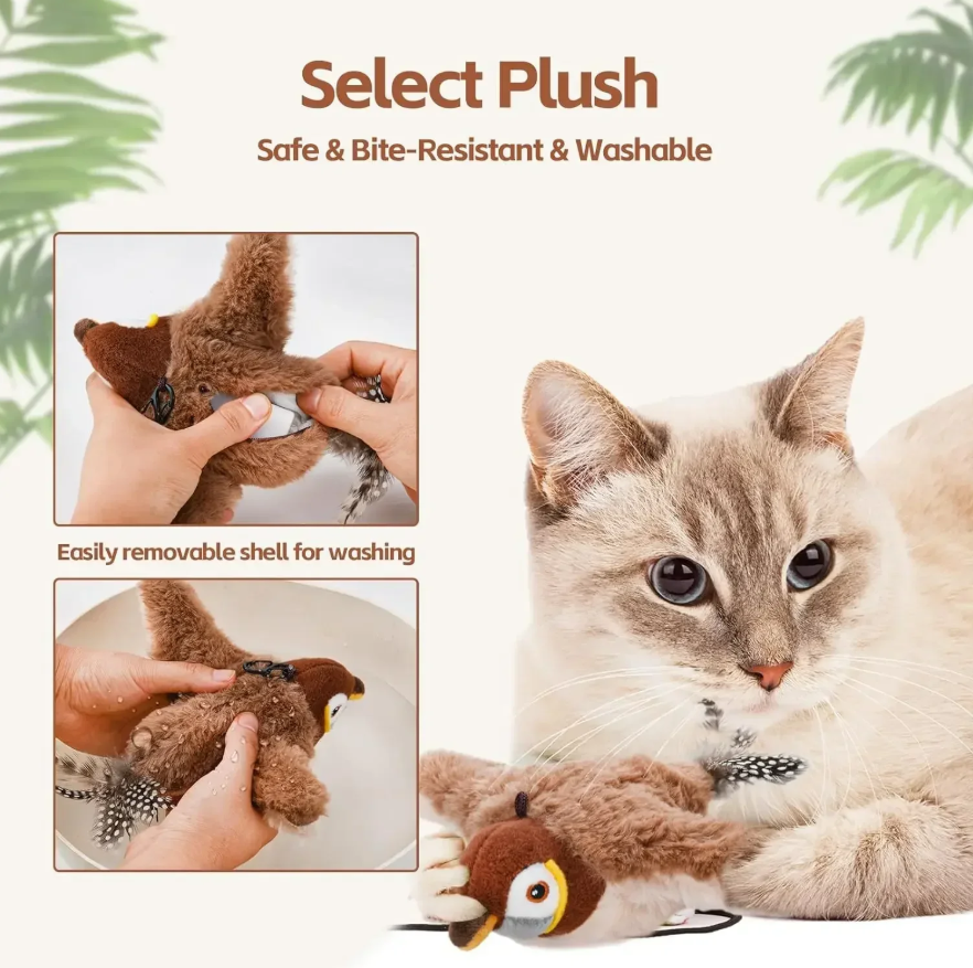 PurrfectPlay™ | Oiseau interactif