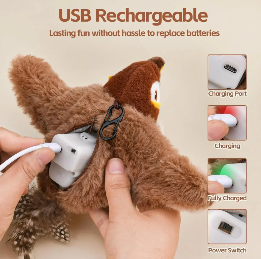 PurrfectPlay™ | Oiseau interactif