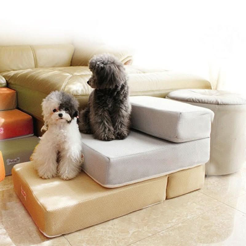 Canapé-lit pour chiens | Accès doux pour les articulations | Antidérapant et stable | DogStep Pro