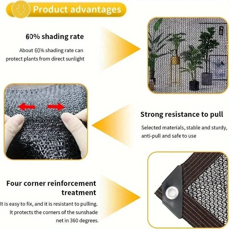 FILET SHADEGUARD – Protection Solaire 70–80% Pour Serre Et Jardin