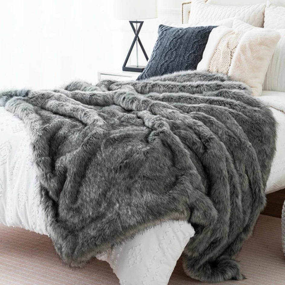 Couverture en fourrure de renard – profitez d'une opulence pure