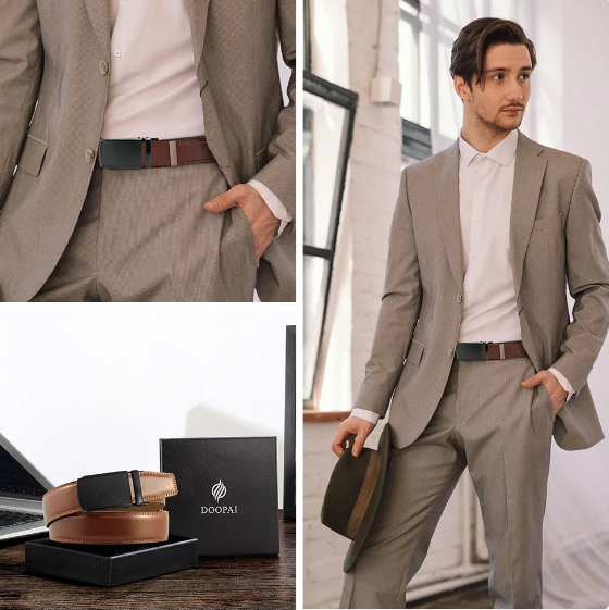 Ceinture pour homme avec boucle automatique - Eleganzio
