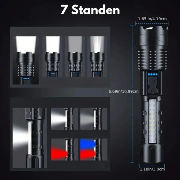 Skanto | Lampe de poche militaire haute performance de 5000 lumens