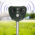 Skanto | Répulsif Ultrasonique pour Oiseaux, Alimenté par Énergie Solaire