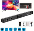 Système de haut-parleurs stéréo sans fil soundbar Bluetooth avec FM et USB – CineWave