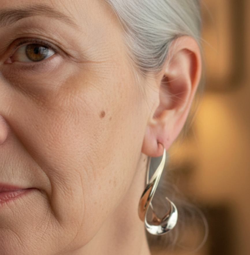 Boucles d'oreilles en or classique avec une élégance intemporelle