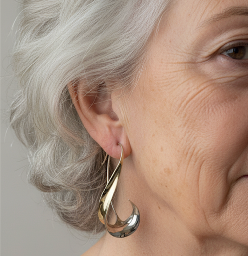 Boucles d'oreilles en or classique avec une élégance intemporelle