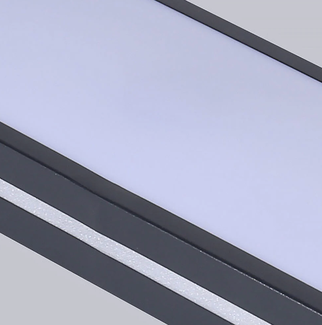 Lumière de plafond encastrée linéaire Runway - Applique LED ambiante ajustable