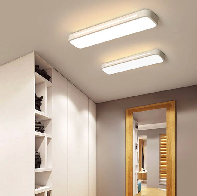 Lumière de plafond encastrée linéaire Runway - Applique LED ambiante ajustable