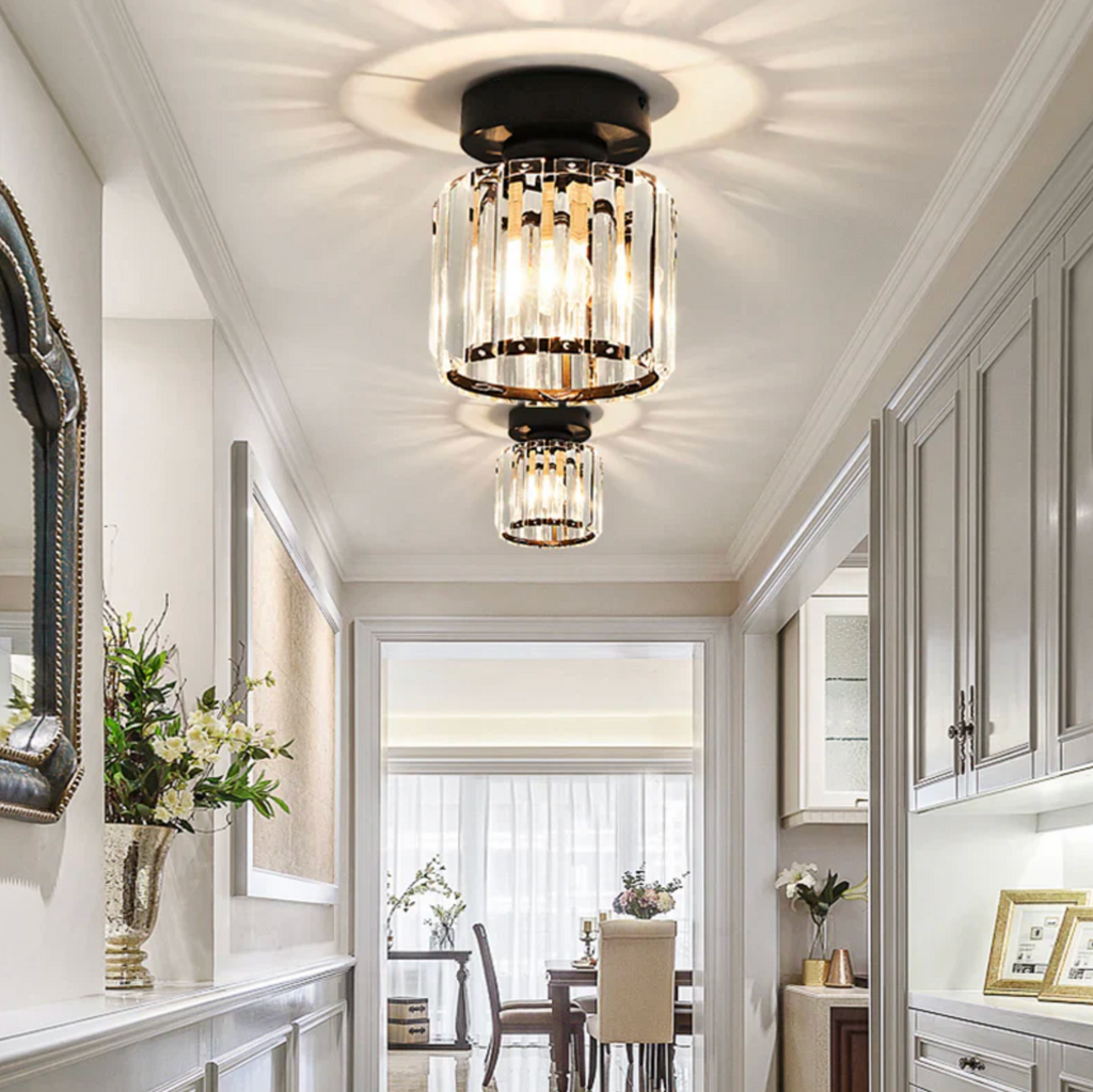 Lustre Encastré Élégant - Éclairage Moderne pour Couloir